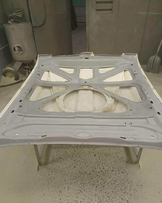 442 fiberglass hood steel reinforcement